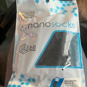 NanoSocks Black Compression Socks